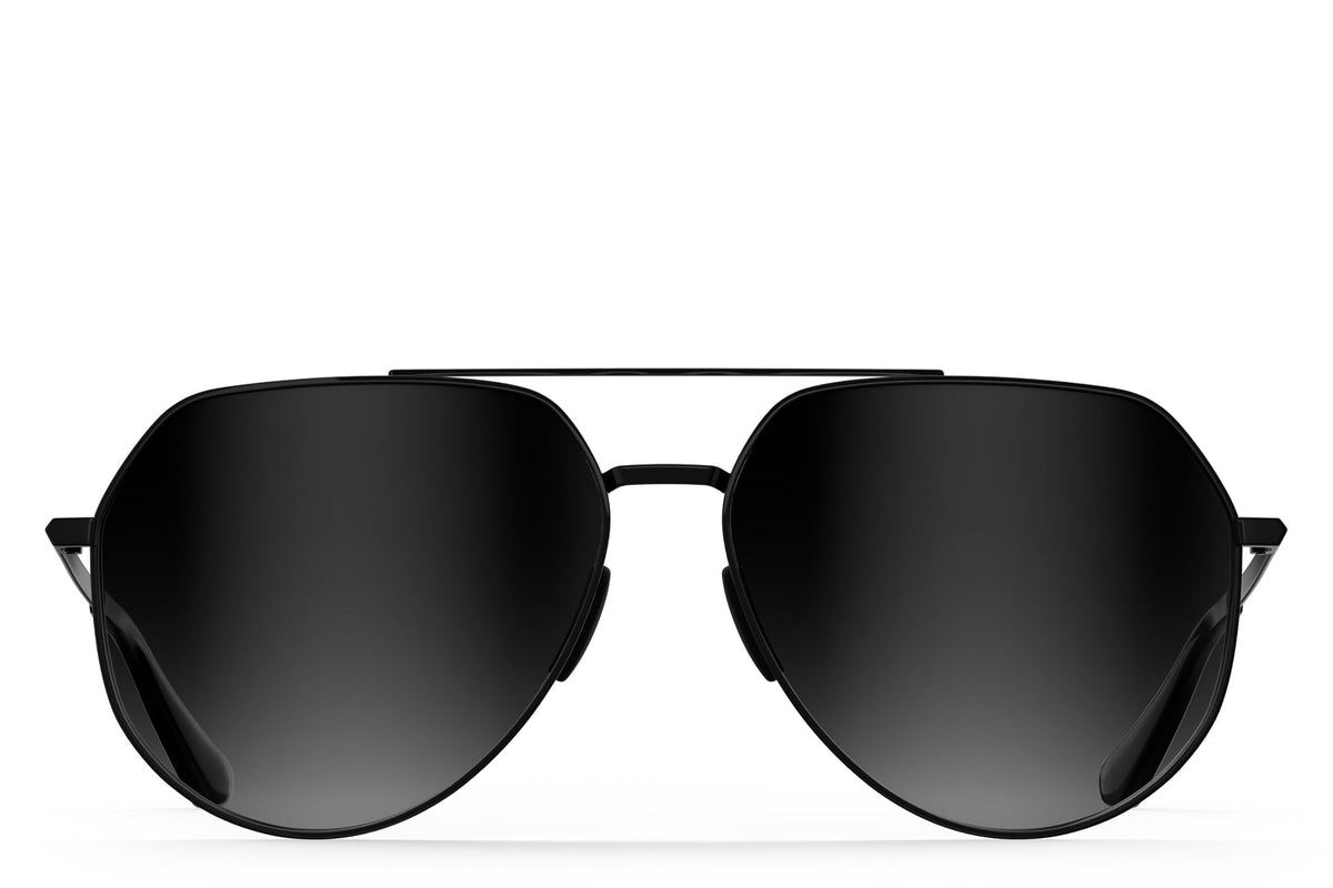 Tangle Free Aviator Hex - Black Fade Polarized