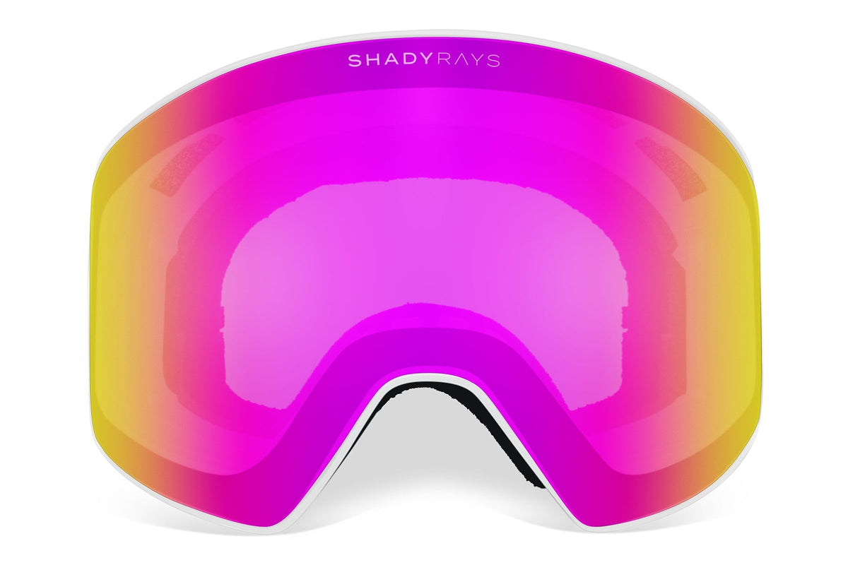 Frontier Snow Goggle Lens - Neon Pink