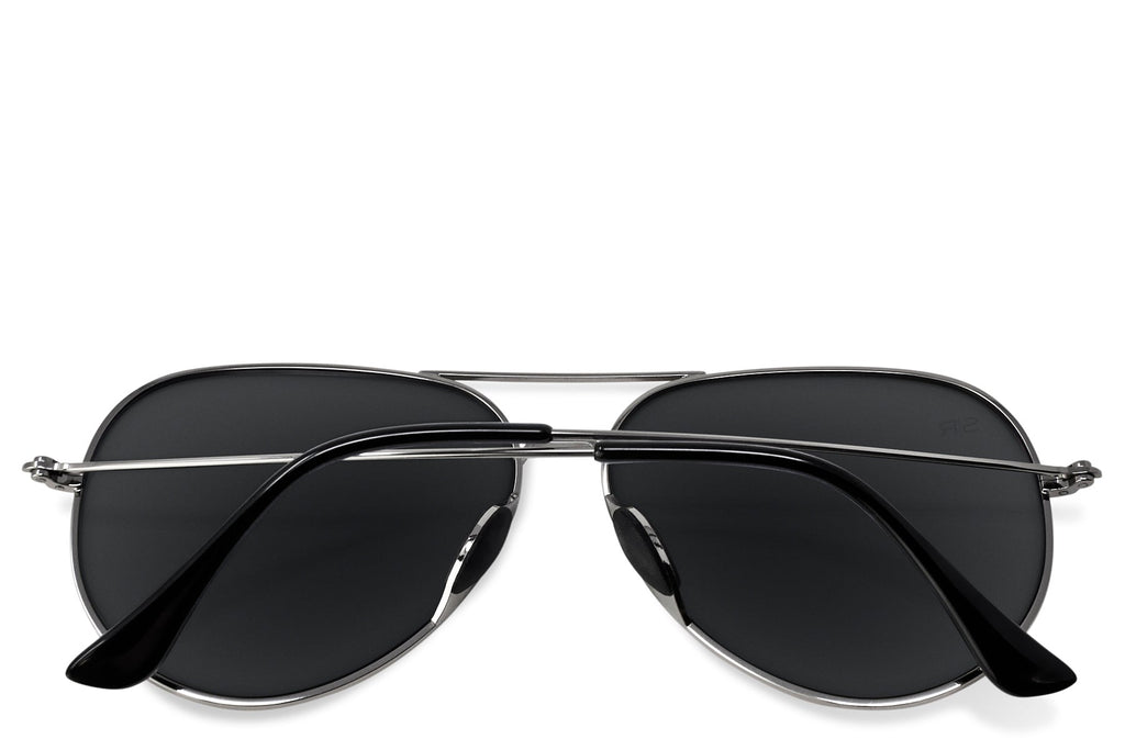 Tangle Free Aviator - Blackout Polarized