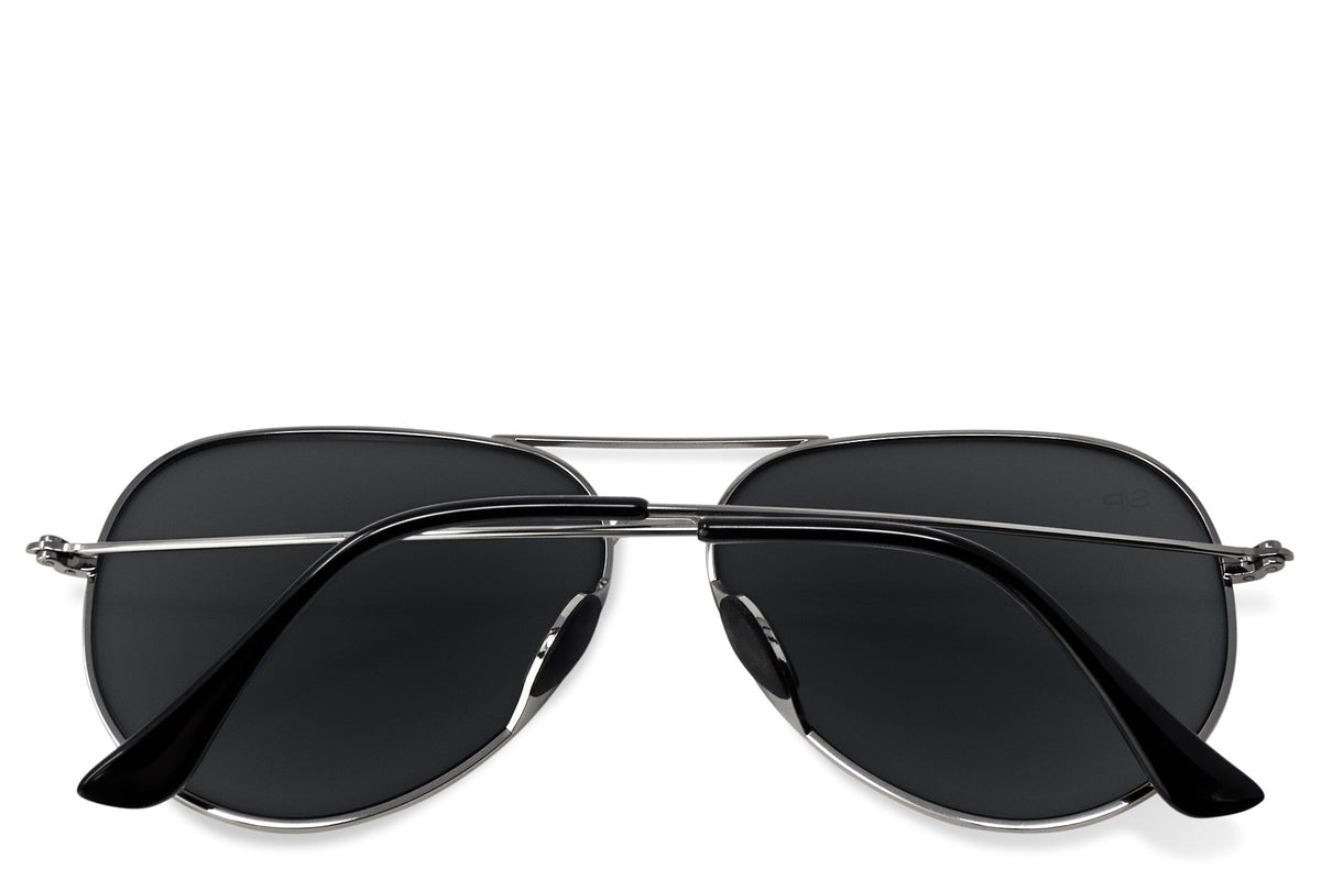 Tangle Free Aviator - Blackout Polarized