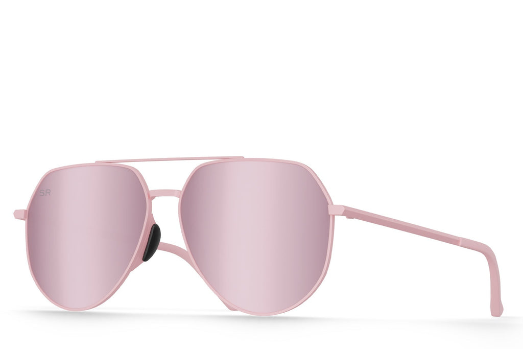 Tangle Free Aviator Hex - Rose Polarized