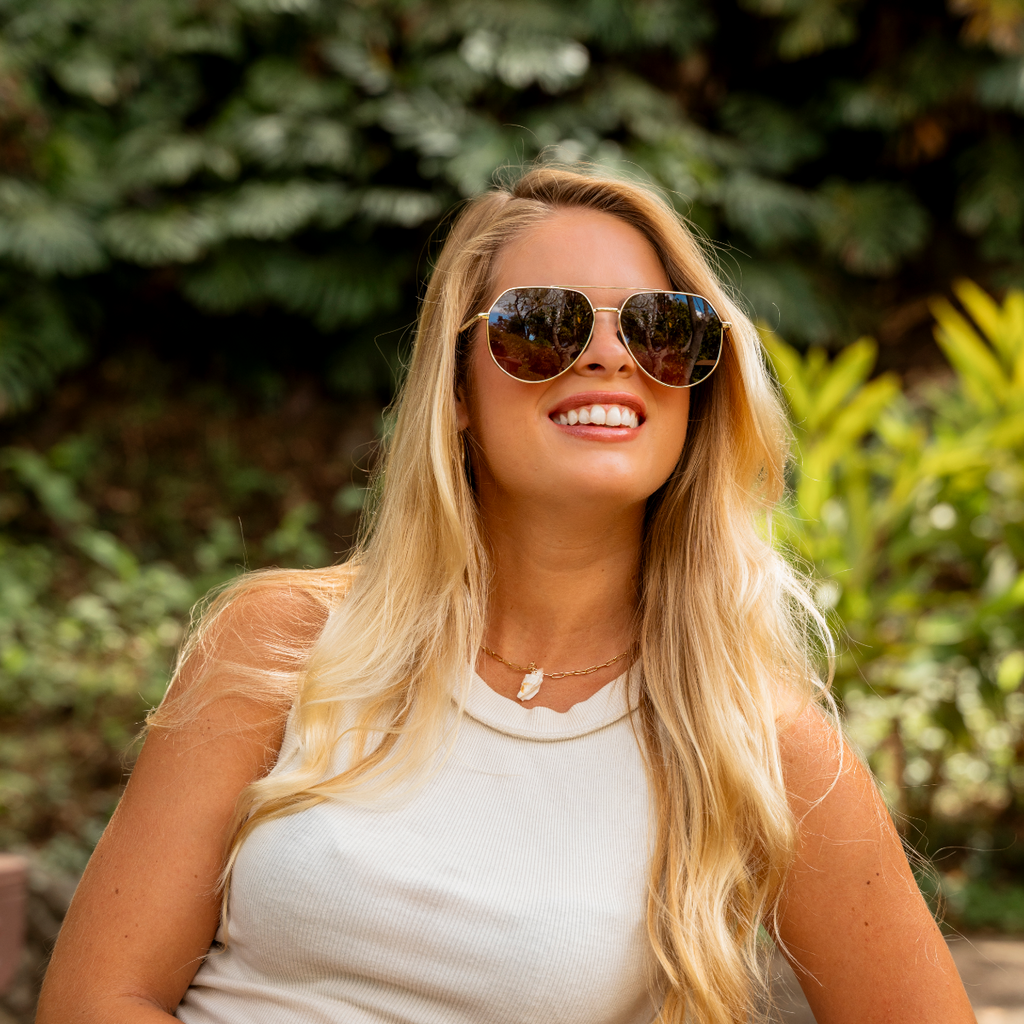 Tangle Free Aviator Hex - Cherry Fade Polarized