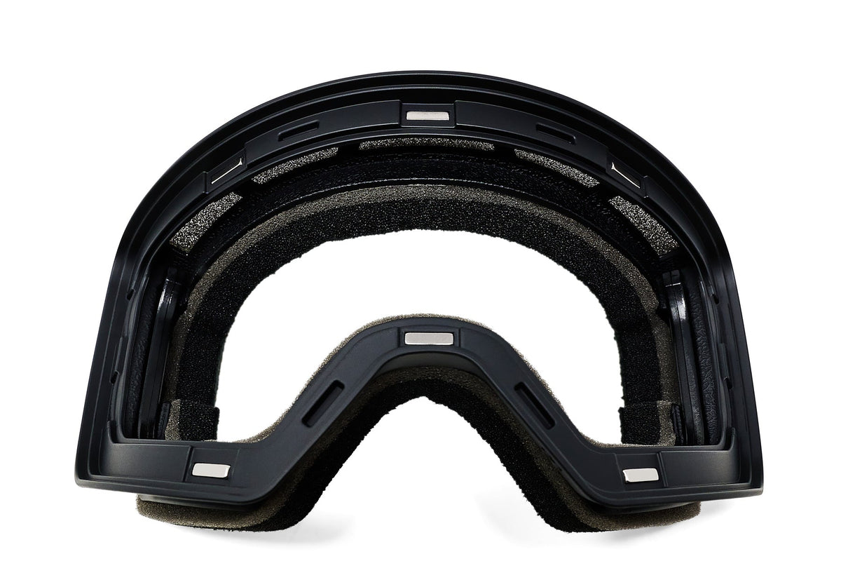 Frontier Snow Goggle - Black Magnetic Frame + Strap (Lens Not Included) - Customize