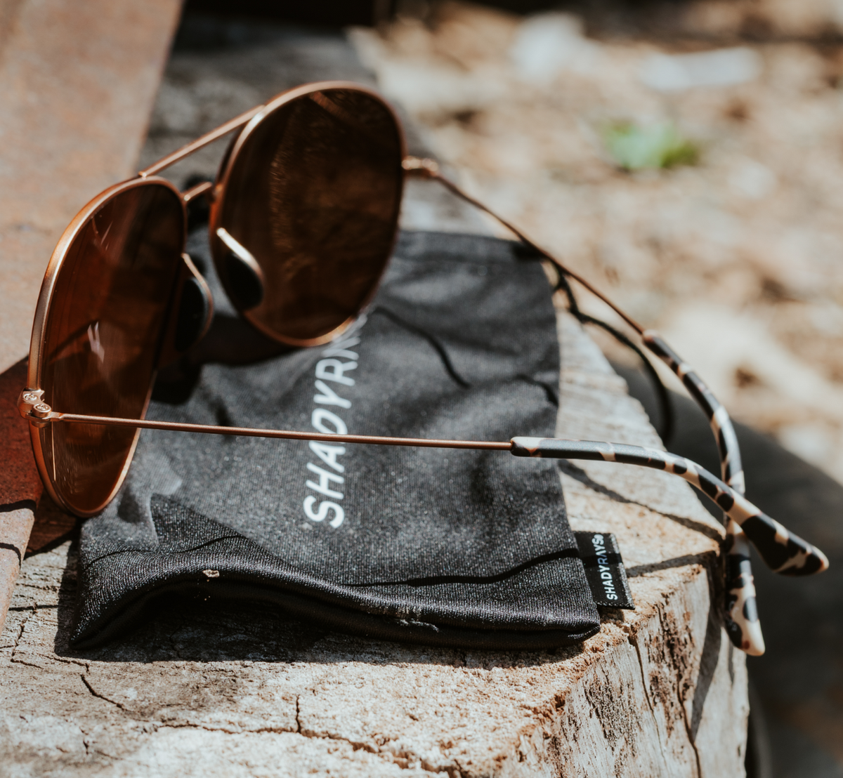 Tangle Free Aviator - Prairie Tortoise Polarized