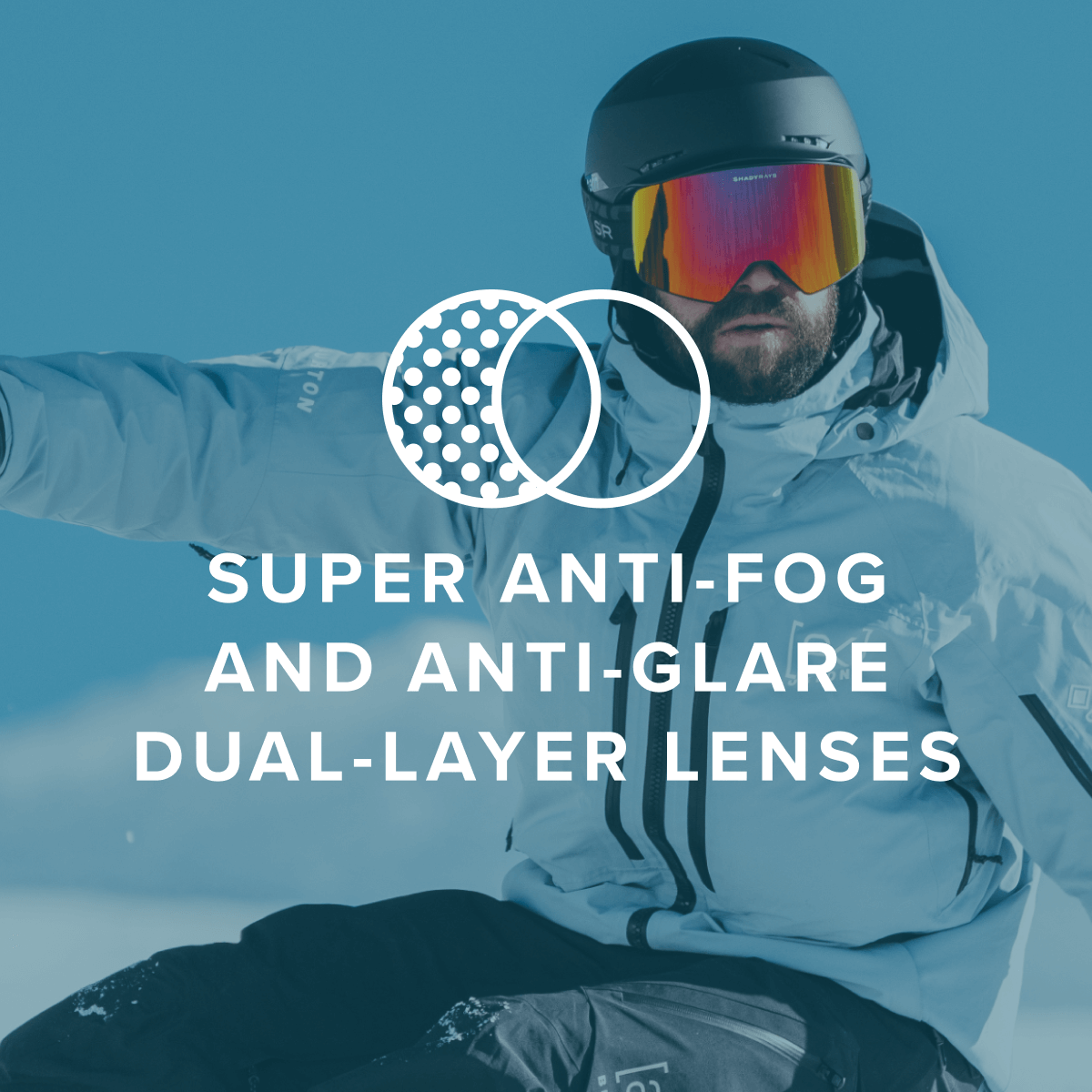 Frontier Snow Goggle - Shaded Infrared